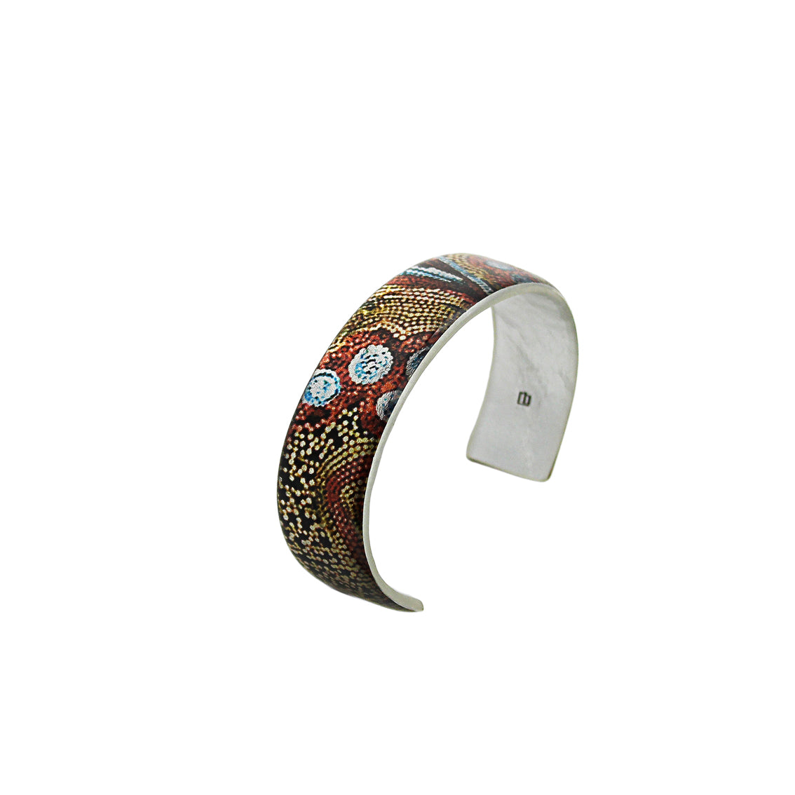 FABRIANNE NAMPITJINPA PETERSON PAPUNYA ABORIGINAL BRACELET ALICE SPRINGS Mo Resin