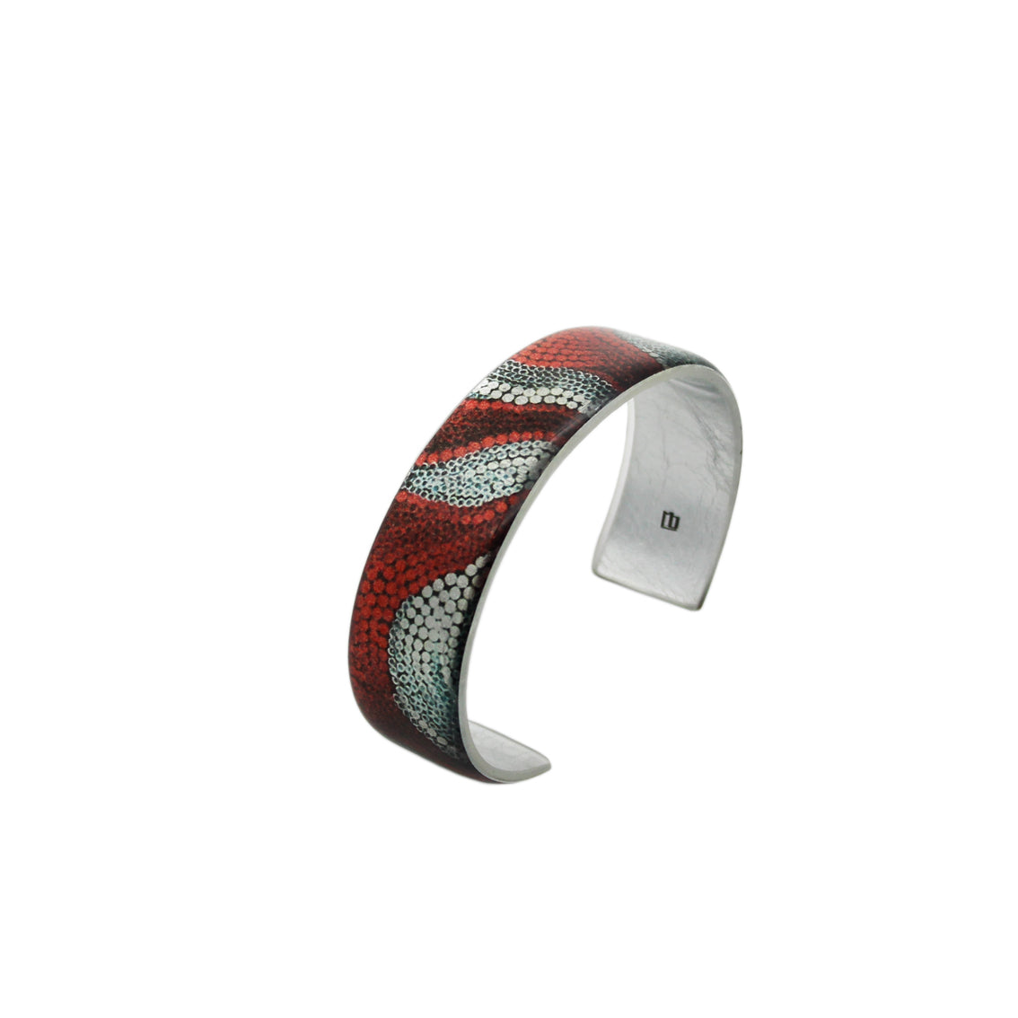 FABRIANNE NAMPITJINPA PETERSON PAPUNYA ABORIGINAL BRACELET ALICE SPRINGS Mo Resin