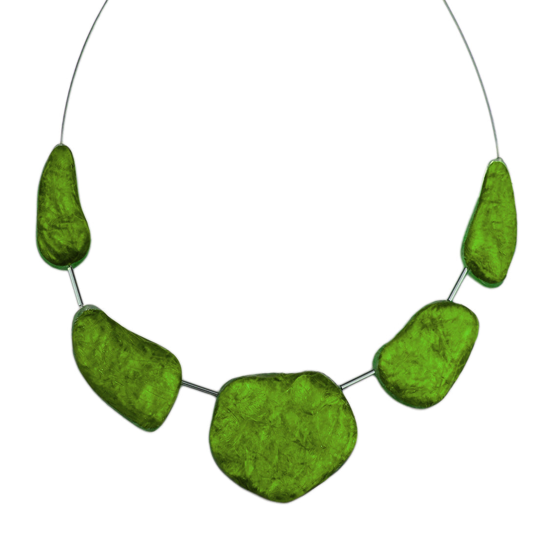 Green rock new arrivals necklace